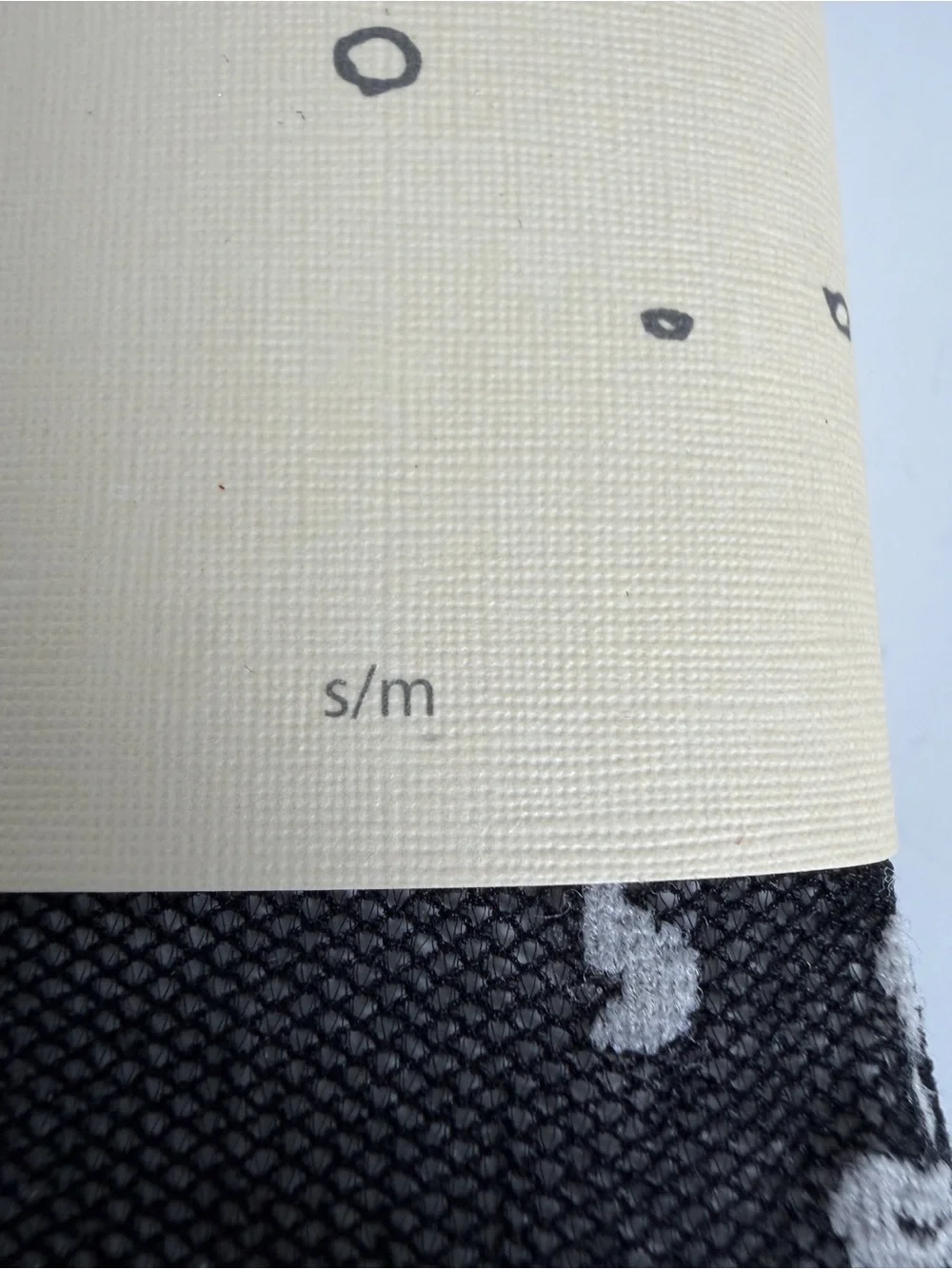 Anthropologie Tintoretta Black White Floral Mesh Net Tights Stockings; NWT S/M